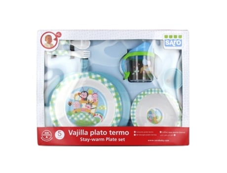 Set de Comida SARO 5090 Vajilla Plato Termo