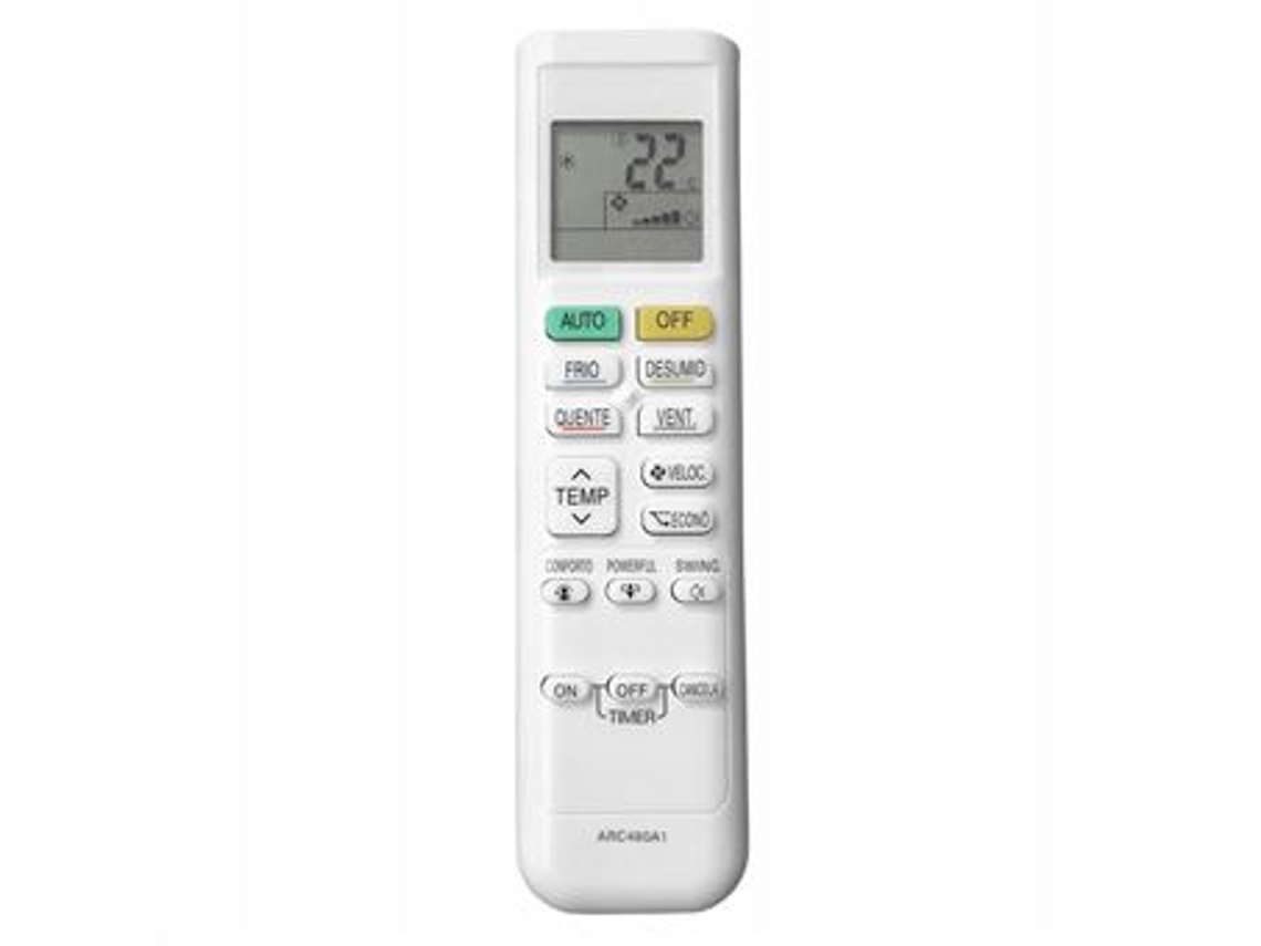 Mando a distancia Arc480a12 para aire acondicionado Daikin, blanco | Orysin