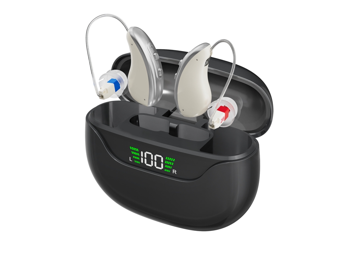 Audífonos Para Personas Mayores, Recargables, De Venta Libre, Con Reducción De Ruido Y Retroauriculares (blancos)