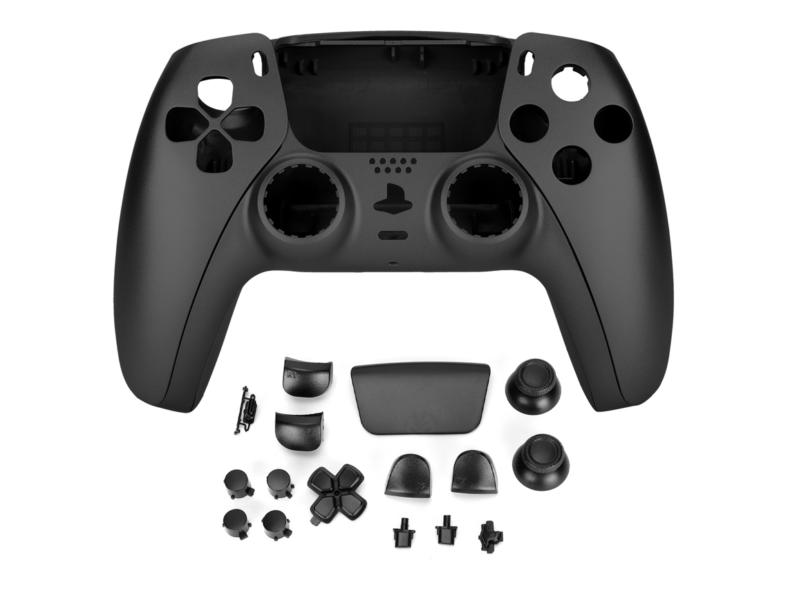 Botón De Repuesto Y Cubierta Para Mando De Ps5 Diy En Color Negro.