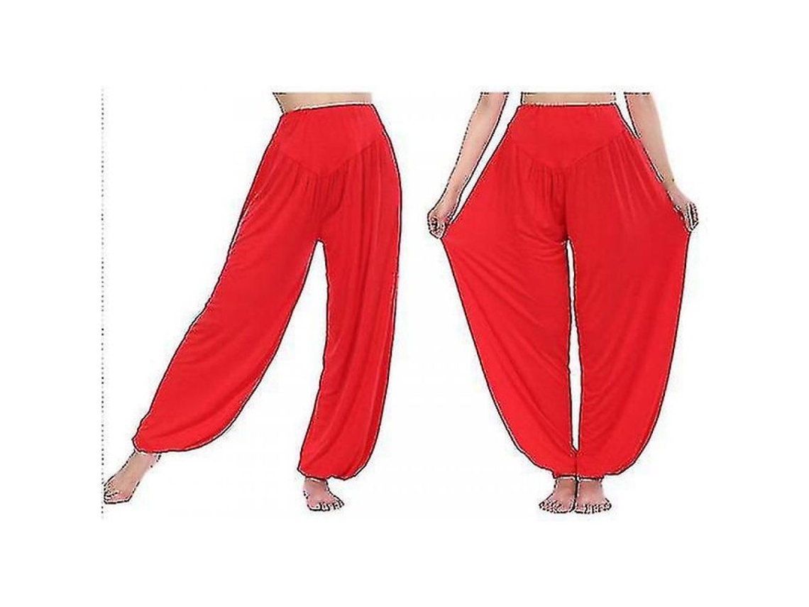 Pantalones de yoga holgados para mujer ALADDIN Bloomers ligeros de color liso TCU