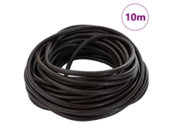 Cuerda de cuero marrón oscuro Ø4 mm x 10 m Cuero HARLANV1