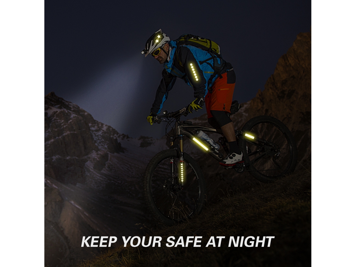 42 Pegatinas Reflectantes Seguridad Visibilidad Nocturna