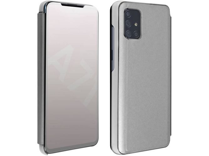 Funda Samsung Galaxy A71 AVIZAR View Plateado