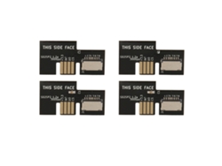 Adaptador de tarjeta de almacenamiento para consola GC SD2SP2, negro, 4 unidades