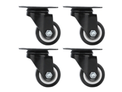 4 Ruedas Universales De 1,5 Pulgadas Con Rotación De 360°, Resistentes Y Silenciosas, Ideales Para Carros Y Sillas De