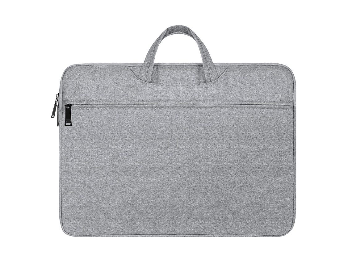 Bolso De Transporte Para Portátil Dux Ducis Serie Lbtc De 14 A 15,4 Pulgadas, De Poliéster, Resistente A Los Golpes, Color Gris Claro.