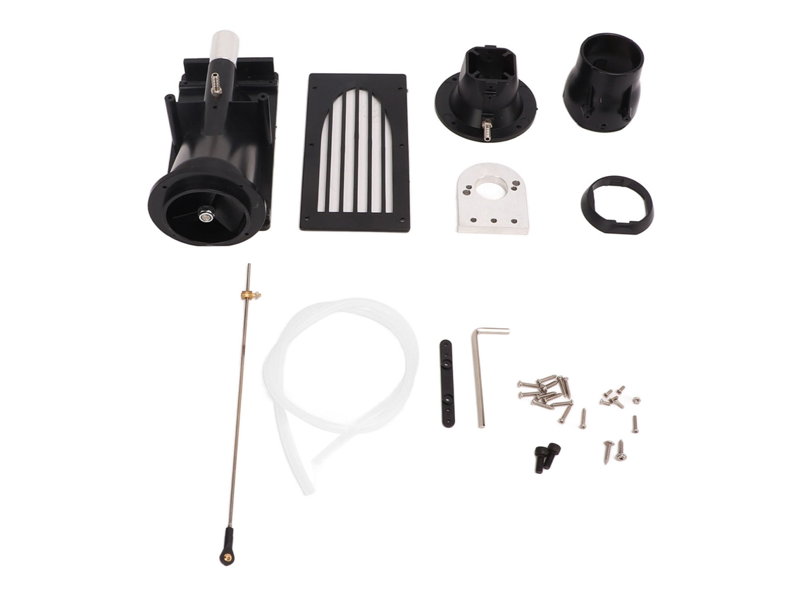 Hélice De Chorro De Agua De 40 Mm Para Barco De Control Remoto Con Hélice Interna Para Casco De 80-120 Cm, Color Negro.