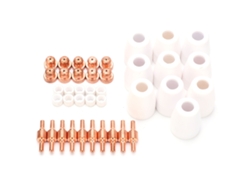 40 consumibles para cortadora de plasma, electrodo extendido, boquilla cerámica PT-31