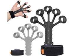 Treinador De Força De Aperto Fortalecedor De Dedo Fortalecedor De Antebraço 8 Níveis Resistentes Exercitador Ajustável 2 Pcs GERTIZ