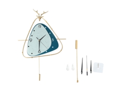 Reloj De Pared Decorativo De Lujo Con Diseño De Ciervo Nórdico Para Sala De Estar, Hogar Y Oficina.