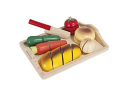 Accesorio de Casas de Juguete SIMBA Eichhorn tabla de madera con alimentos 12 pzas (Edad Mínima Recomendada: 2 años)