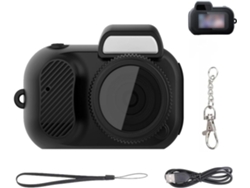 Minicámara de vídeo HD 1080p con pantalla panorámica integrada de 160°. SFUSHOS