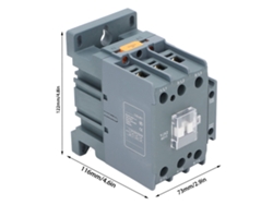 2026dz-contacto Ac 40a 1 No 1 Nc Conductividad Fuerte Montaje Rail 35mm Control Motor Ac220v