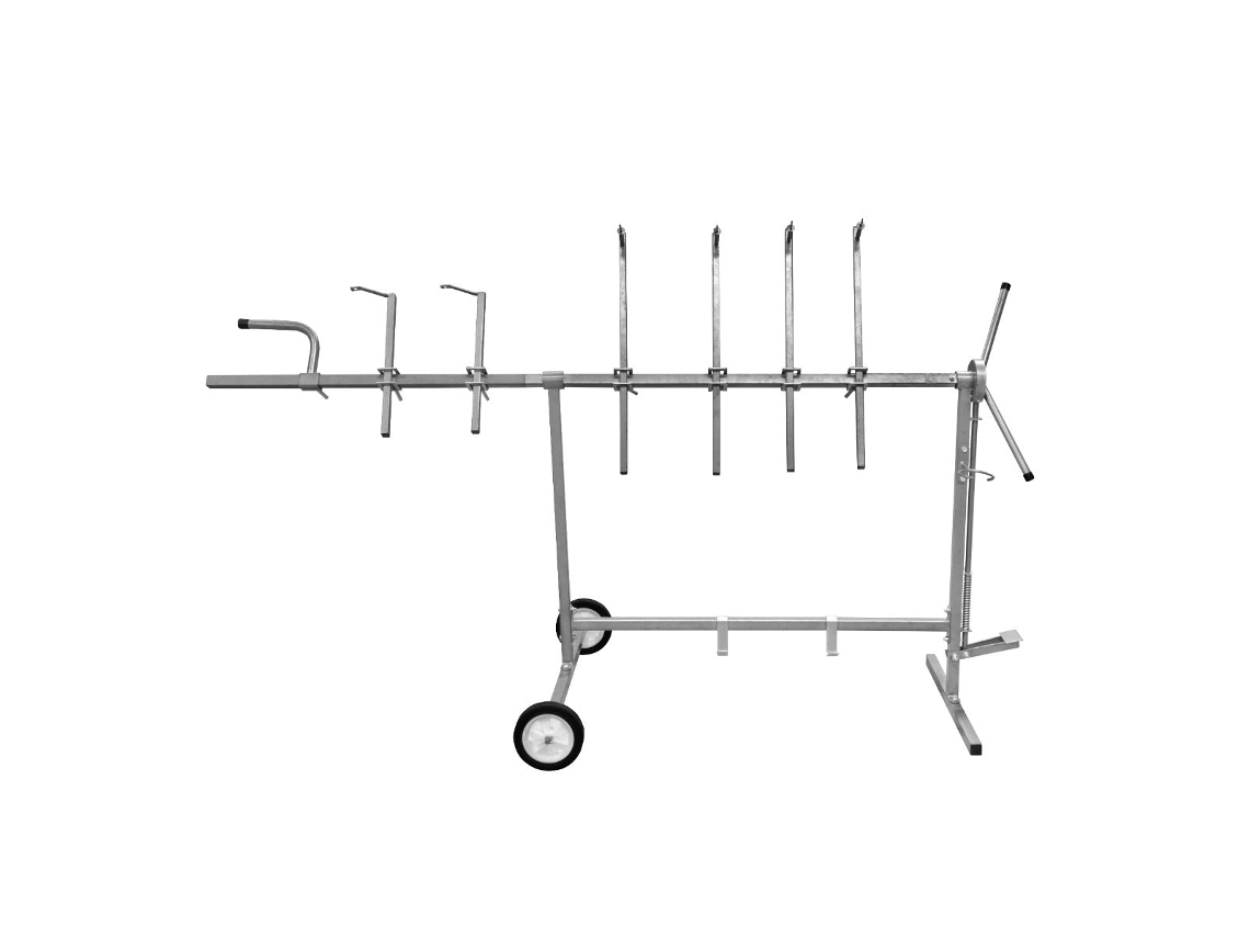 Soporte giratorio para panel de pintura T-mech para reparación de carrocería