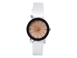 Reloj De Cuarzo Con Pulsera De Cuero Estilo Gladiador Punk Vikingo De Acero Inoxidable