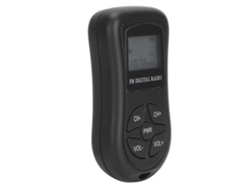 Rádio Com Fone De Ouvido Portátil Mini Rádio Fm Estéreo De Alta Sensibilidade Com Tela Lce Usa Cassete De Vídeo