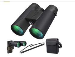 Binoculares 12x42 Bak4 Prism FMC IP68 antivaho para observación de aves, viajes, caza de estrellas, adaptador para smartphone Bestvite