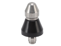 Boquilla de acero inoxidable de 1/4" para desatascar tuberías
