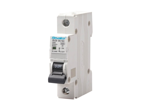 Disyuntor Magnetotérmico REVALCO 1 Polo 6A C 6Ka Resid/Terciario