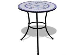Maison Exclusive - Juego de 3 azulejos de cerámica para bistró, azul y blanco.
