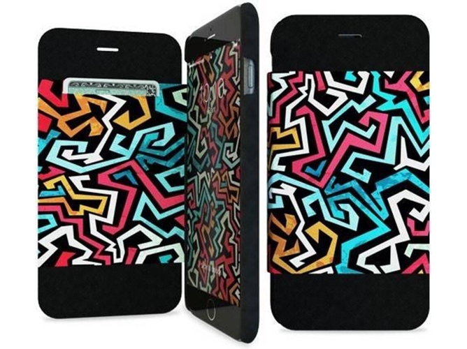 Funda iPhone 6, 6s, 7, 8 I-PAINT Pop Art Multicolor