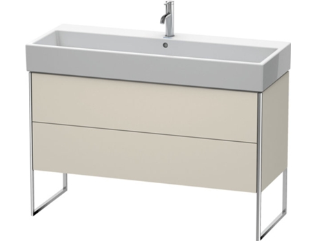 DURAVIT XSquare Vanity unit vertical 118.4x 46.0 cm, 2 cajones, para lavabo Vero Air 235012