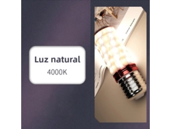 (luz Natural, Casquillo De Rosca E14 De 9 W) 10 Bombillas Led Tipo Maíz, Chip Smd2835