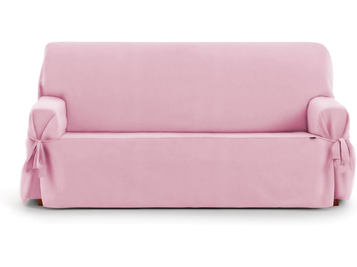 Funda de Sofá TODOPARAMICASA Universal Levante Rosa (2 Plazas - 115 cm)