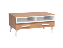 Mesa auxiliar BELIANI Alloa de Tablero de partículas Madera clara 60x100x45