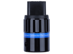 Conector Hembra Iec F124g, Cobre Puro, Chapado En Oro, Para Cables De 6-20 Mm, Equipos Audiovisuales.