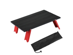 Mesa plegable de aluminio para exteriores, mesa de camping portátil para playa y picnic.