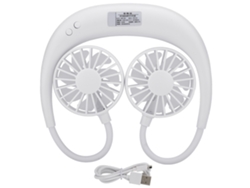 Ventilador de cuello EOOCOO (recargable por USB, plegable con luz)