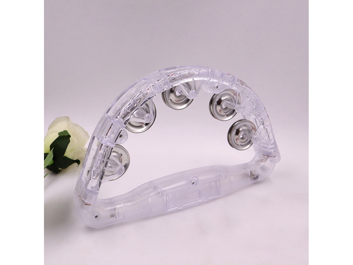Ats-2 Pcs Pandero Musical Led Pandero Parpadeante Instrumento De Percusión Mano