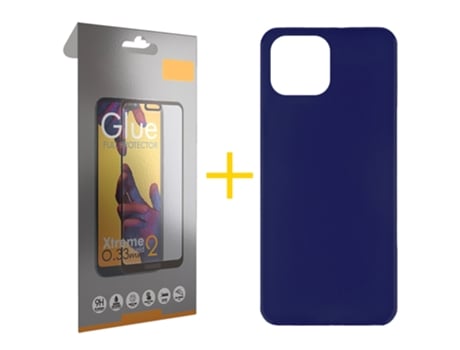 Conjunto de Protector de Pantalla para iPhone 11 Pro Max GANDY Azul (1un)