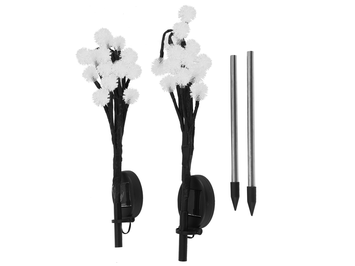 2 Guirnaldas De Luces Led Solares Con Forma De Diente De León Para Decoración De Jardín Exterior, Luz Cálida, Ip44