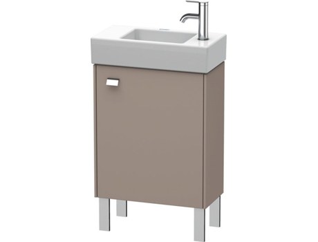 Mueble bajo lavabo DURAVIT Brioso de 48,4 x 23,9 cm 1 puerta con bisagra a la derecha 1 balda de cristal para lavabo Vero Air 072450