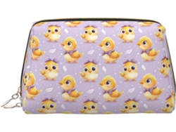 Neceser De Viaje Cuero Organizador Para Mujer Diseño Estampado Vacaciones