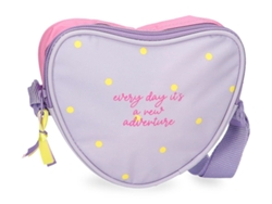 Bolso de hombro de poliéster lila Movom New Adventure