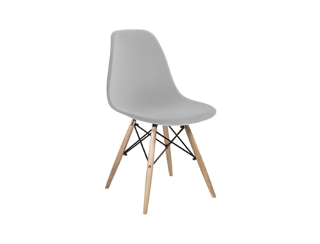 Pack de 4 sillas de comedor Paris Gris