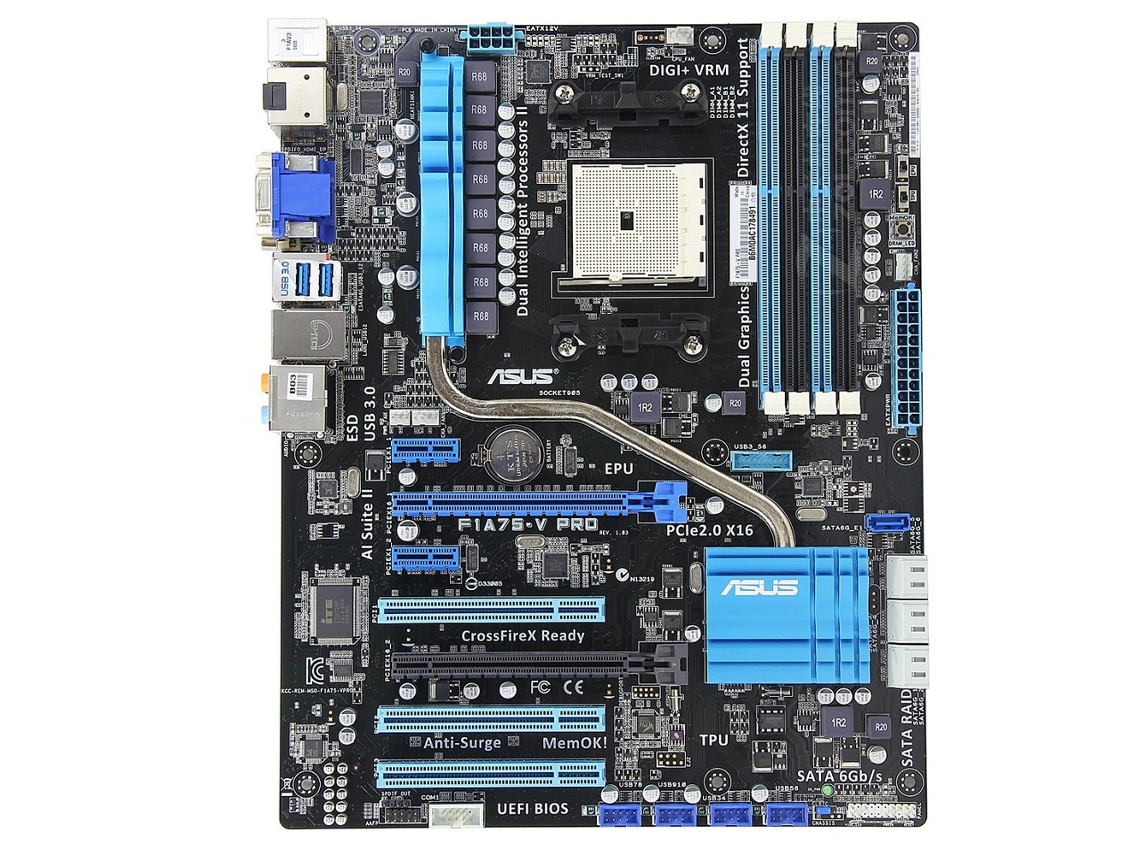 Placa Base Asus F1a75-v Pro(socket Fm1 - Amd A75 - Ddr3 - Atx)