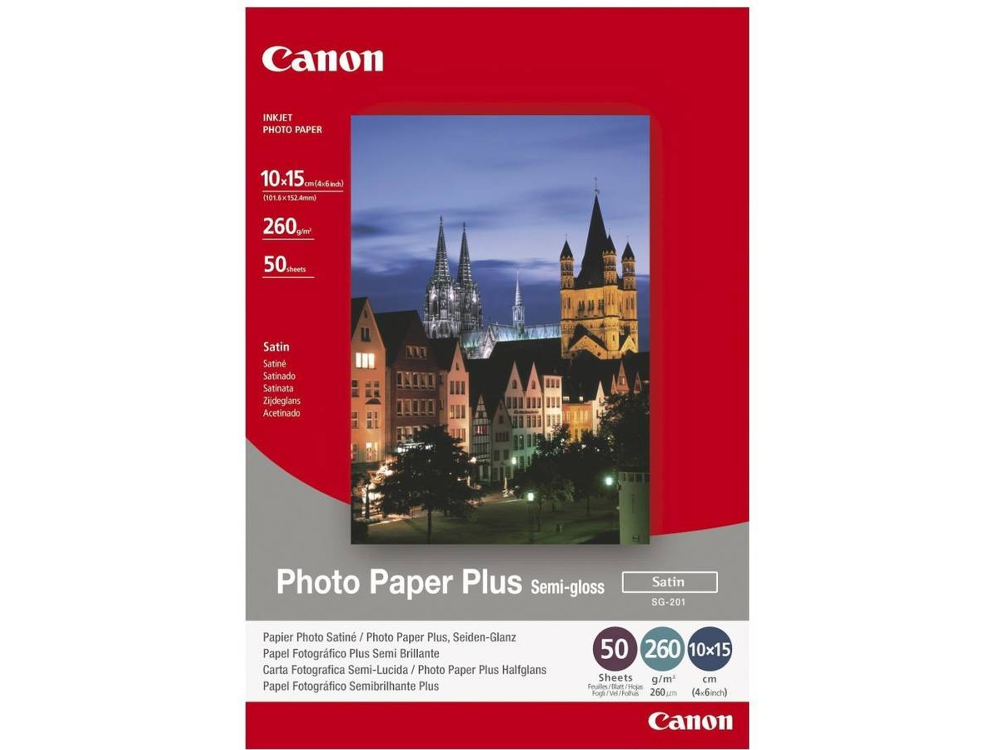 Papel Fotográfico Semi Gloss CANON 10x15