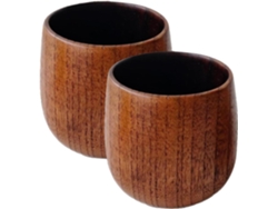 Juego Vasos Madera Para Bourbon 2 Estilo Antiguo Regalos Whisky Hombres Botella Rústica Vintage