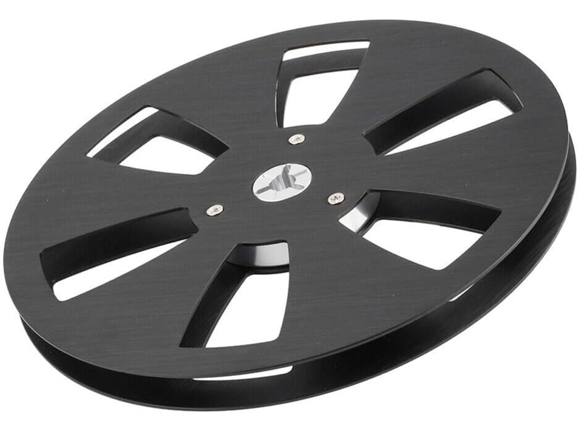Carrete De Sonido Abierto De 6 Orificios De 7 Pulgadas (17,8 Cm), Blank De Aluminio, Modelos Teac Y Nagra, Plateado