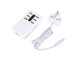 Cargador (6 Puertos Usb Con Función De Luz)