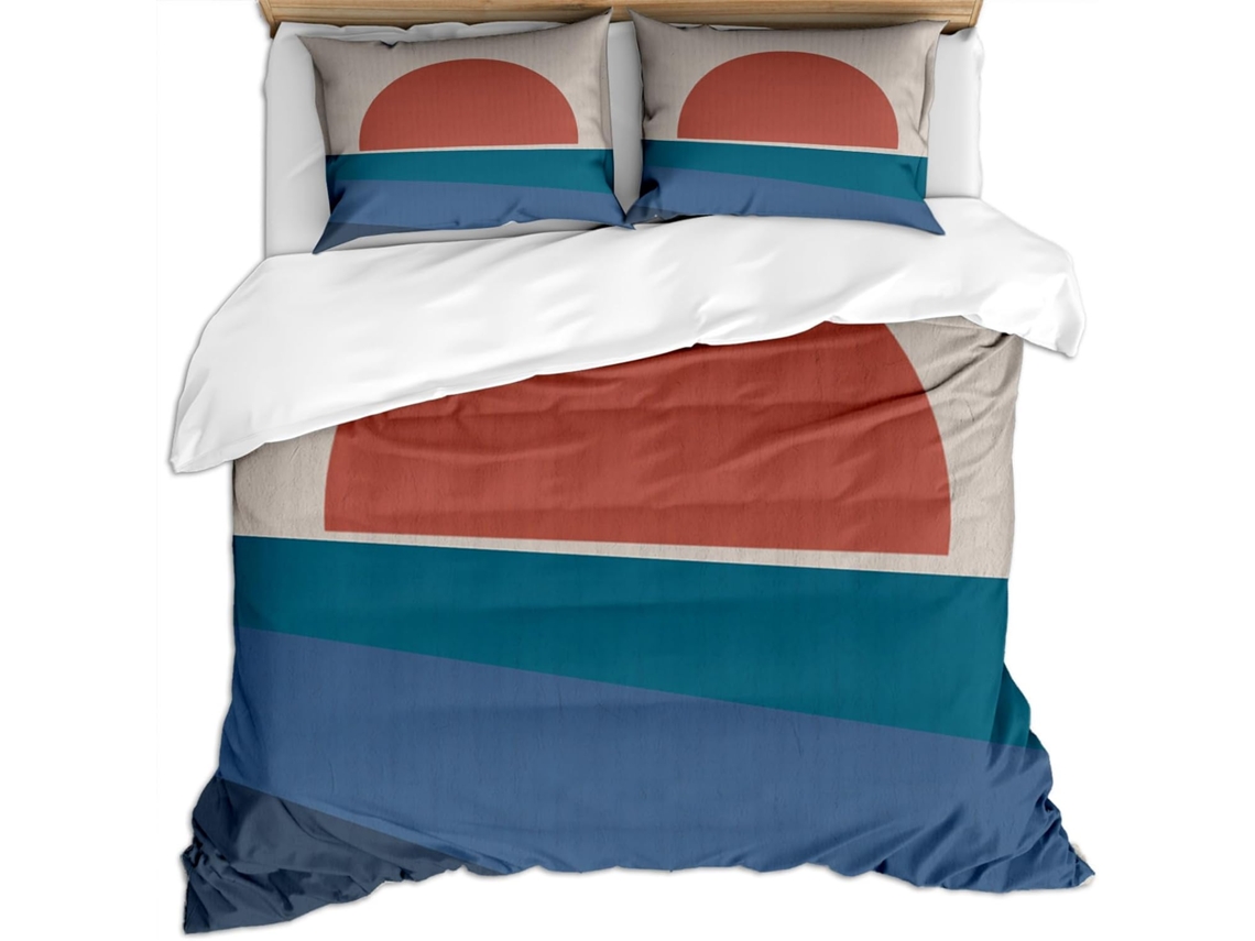 Funda Nórdica Almohada Juego Ropa Cama Piezas Microfibra Juego Funda 140x200cm 65x65cm 140 X 200 Cm 65