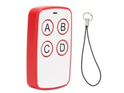 2026 Store-control Remoto Inalámbrico Universal 433mhz 4 Canales Para Puertas De Garaje Y Rejas Eléctricas Rojo