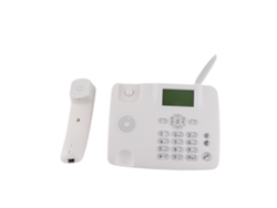 Telefone Sem Fio Fixo 2g Gsm 850/900/1800/1900mhz Com Cartão Sim, Antena, Rádio, Alarme E Sms Para Casa, Escritório E Hotel