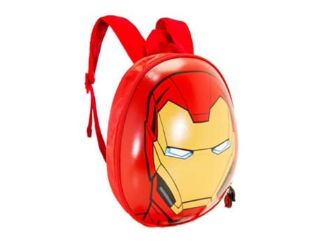 Iron Man Tech Power Mochila Eggy, Rojo