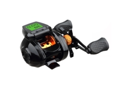 Carrete De Pesca Baicasting Con Pantalla Digital, Doble Freno, Ligero, Línea Dorada Antiexplosión.